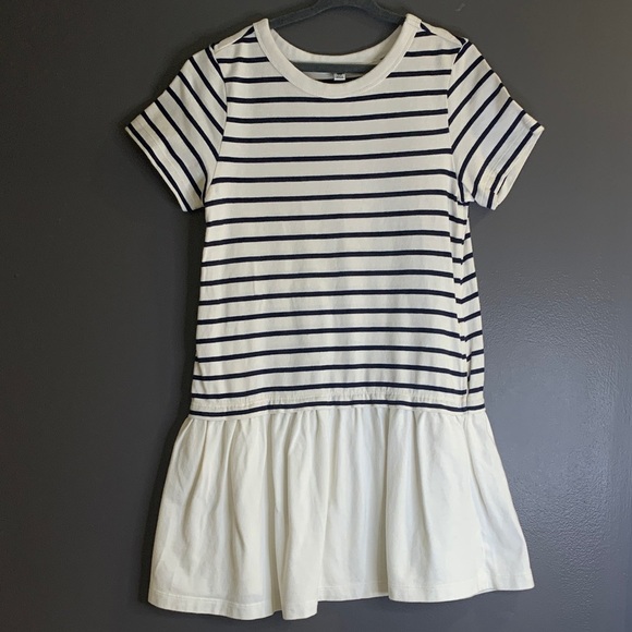 Uniqlo Other - Uniqlo Striped Navy and White Dress size 7-8